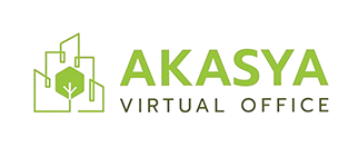 Akasya Virtual Office logo, representing a client of Eunika Agency offering flexible virtual office solutions for businesses seeking remote work options.