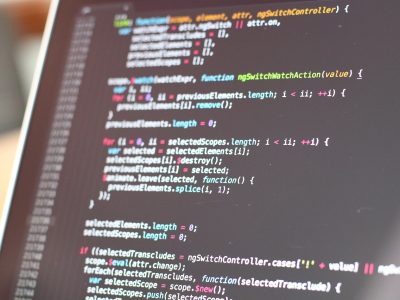 Close-up of code on a screen, symbolizing Eunika Agency’s expertise in custom software development, web development, and creating innovative digital solutions.